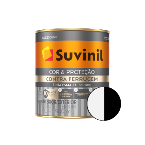 Tinta Esmalte Contra Ferrugem 3 Em 1 Para Metais 900ml Suvinil