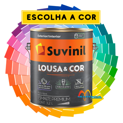 Tinta Esmalte Lousa e Cor 3,2l Suvinil