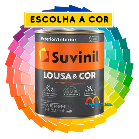 Tinta Esmalte Lousa e Cor 800ml Suvinil 