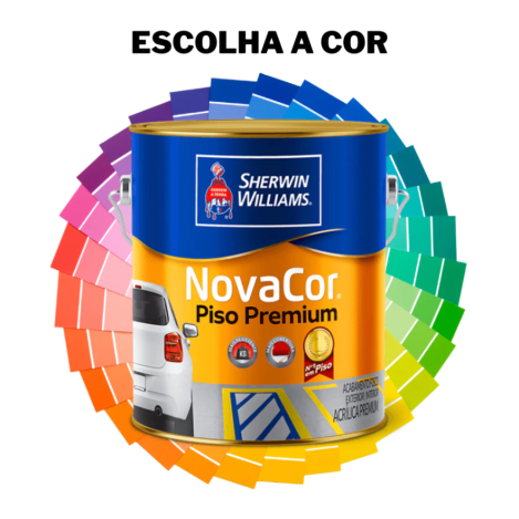 Tinta Acrílica Fosca Piso Premium 3,6l NovaCor Sherwin Williams