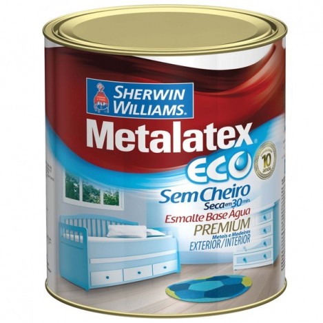 Metalatex Esmalte Eco Branco Acetinado 0,9l