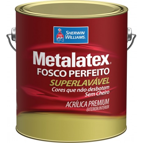 Metalatex Acrilico Fosco Branco 3,6L