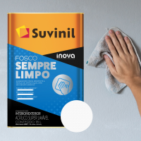 Tinta Acrílica Lavável Fosco Branco Neve 18l Sempre Limpo Suvinil