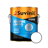 Tinta Acrílica Lavável Fosco Branco Neve 3,6l Sempre Limpo Suvinil