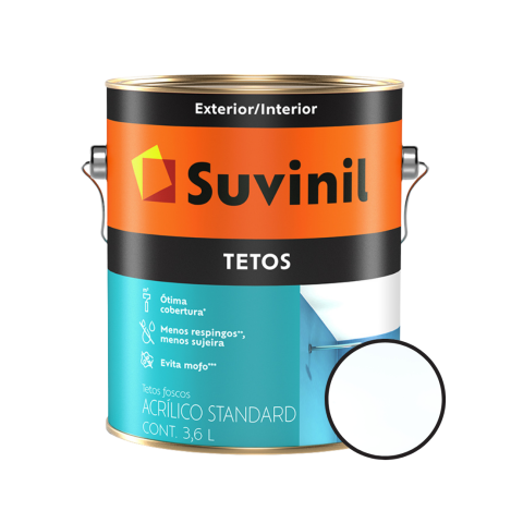 Tinta Antimofo Para Tetos 3,6l Branco Suvinil