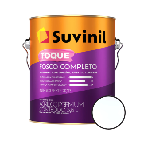 Tinta Acrílica Fosco Completo Branco Neve 3,6l Suvinil