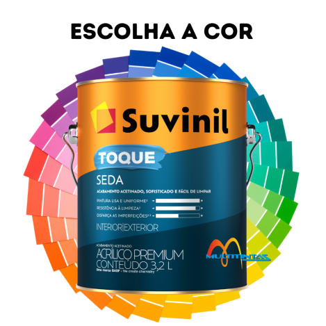 Tinta Parede Acetinada 3,2l Toque Seda Suvinil