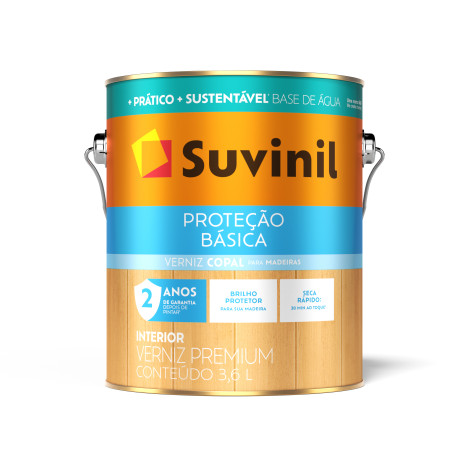 Verniz Brilhante Incolor 3,6l Proteção Básica Suvinil