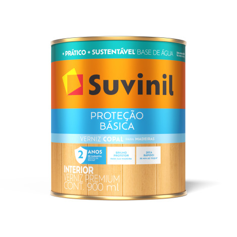 Verniz Brilhante Incolor 900ml Proteção Básica Suvinil