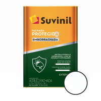 Tinta Emborrachada Fachada Protegida 18l Fosco Branco Neve Suvinil
